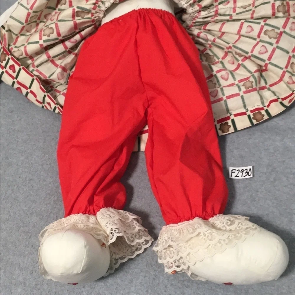 Easter Bunny Rabbit Plush Large Handmade Floppy Dress Cottage Fabric Country - Picture 3 of 11